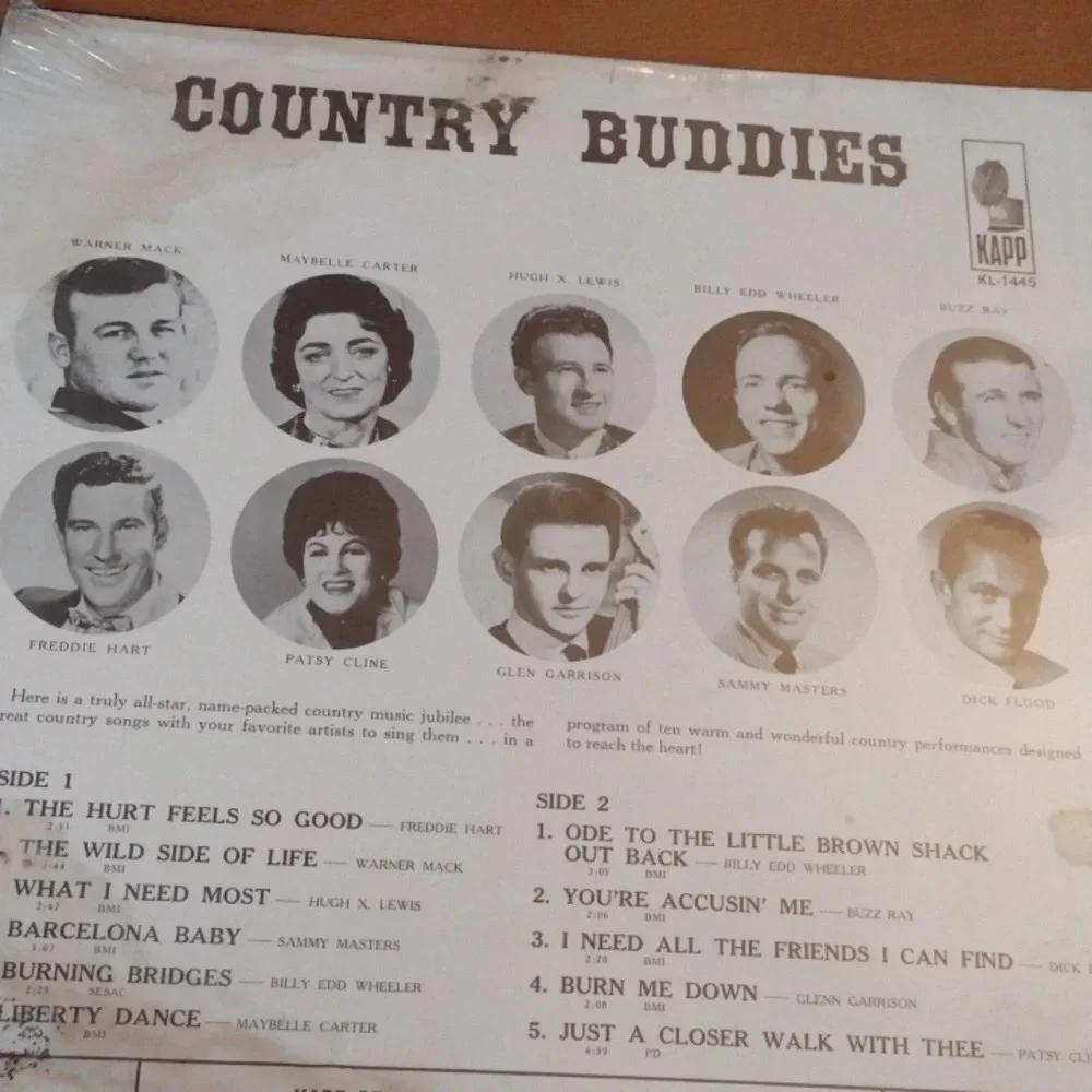 Country Stars LP - Picture 2 of 2